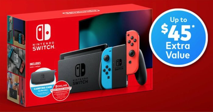 Nintendo switch drops to 165 at walmart shop the limited deal