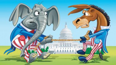 Democrats republicans republican democratic democrat parties vs elections rep differences donkey worldatlas midterm compromise governing