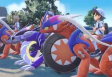 Open world pokemon scarlet and violet features motorcycle legendaries