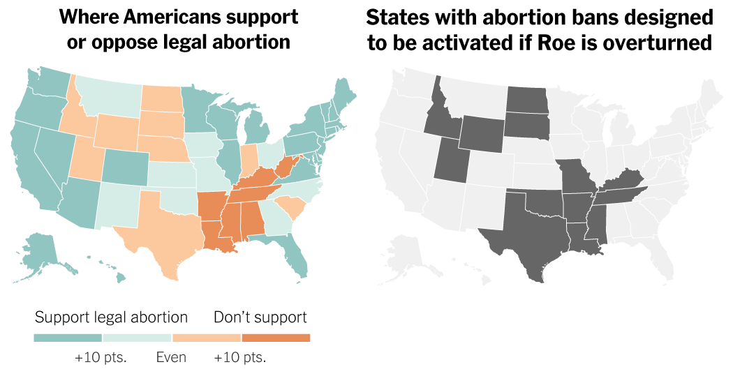 Blue states are preparing to become abortion safe havens