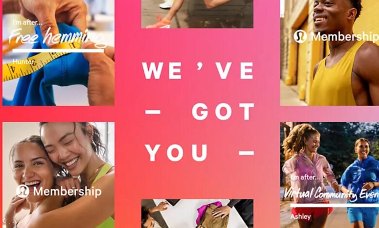 Lululemon will debut monthly memberships for clothes events and classes in a bid for loyal customers