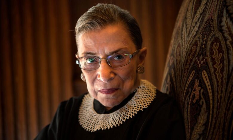 Ruth bader ginsburgs art and mementos go up for auction