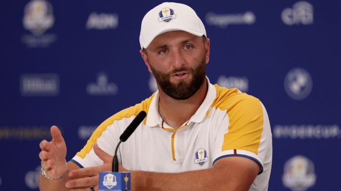 Jon rahms ryder cup reminder as us warm up with presidents cup stroll