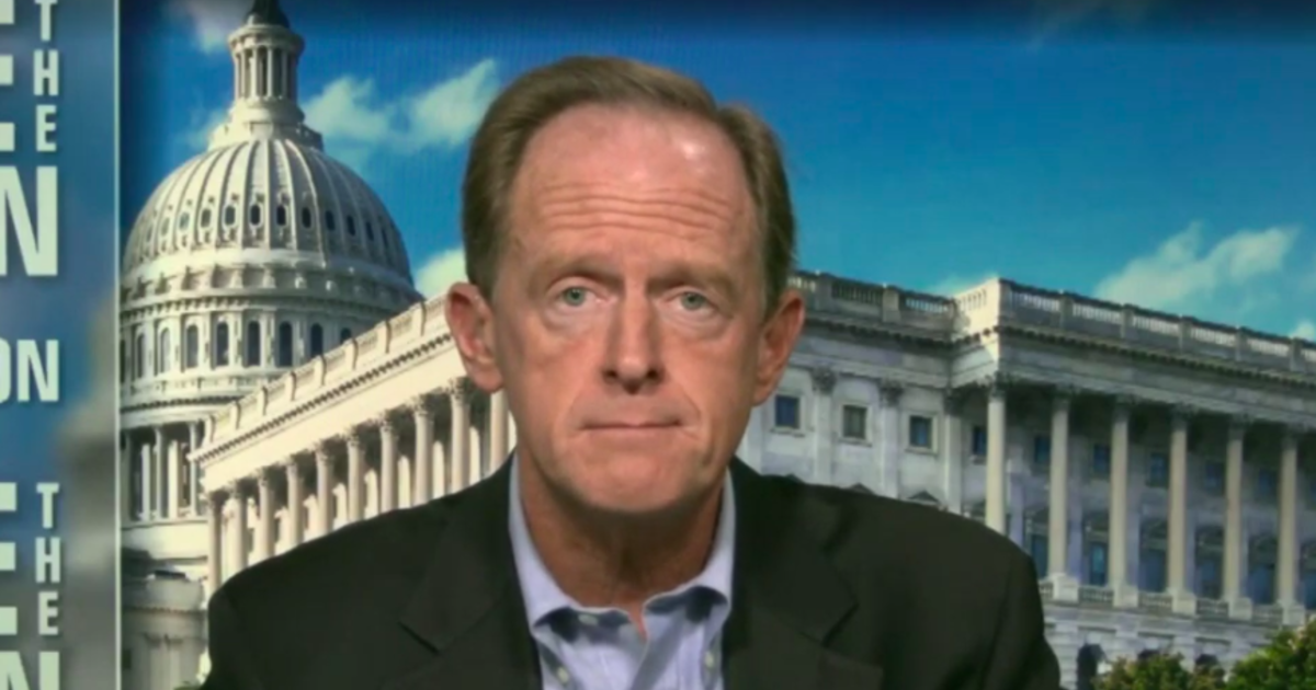 Transcript sen pat toomey on