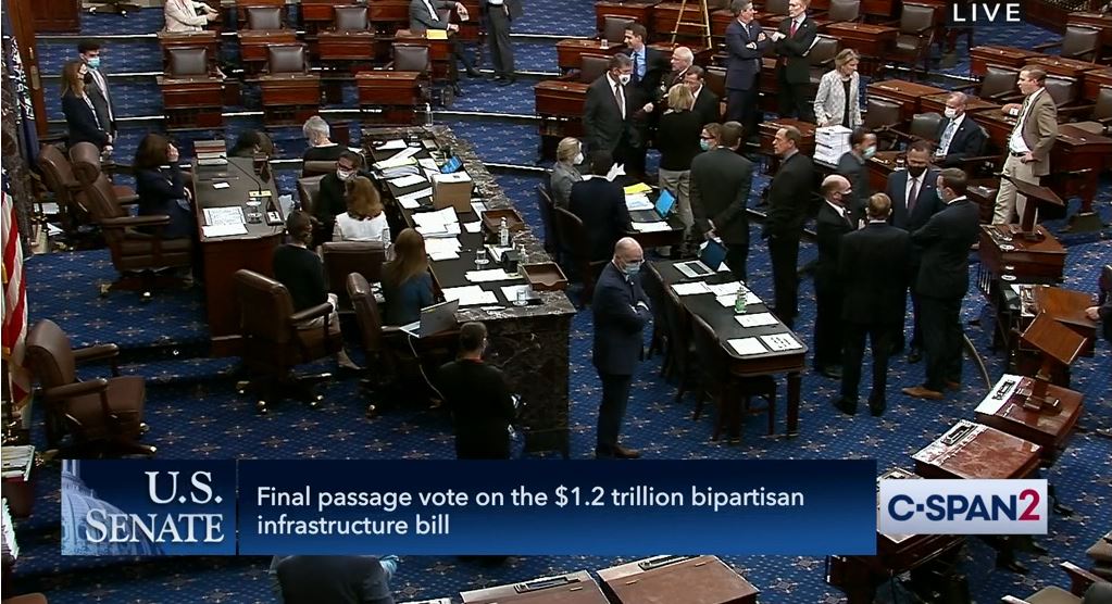 Bipartisan infrastructure senate vote cnbc procedural senator 2t portman republican Senate passes sweeping bipartisan bill overhauling the us postal service