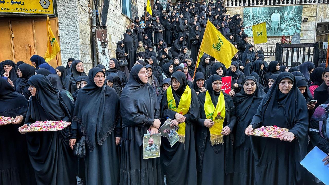 Defiance but a rare admission of vulnerability hezbollah chiefs message means devastation will continue