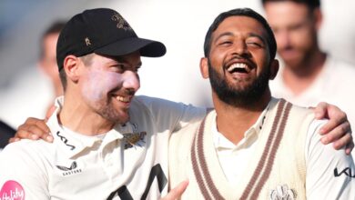 County championship surrey beat durham to move closer to title as kent relegated after loss to nottinghamshire