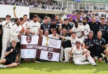 Surrey county championship leaders secure 153 run first innings lead against durham