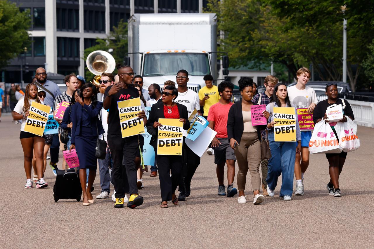 Black and latino americans hopeful about student debt forgiveness