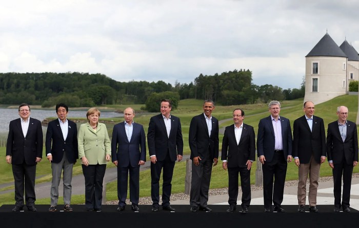 Mainstream media portrayal of g8 summit and buildup