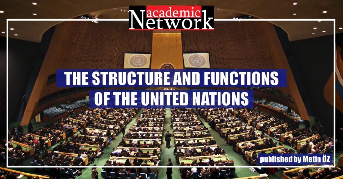 The role of the united nations