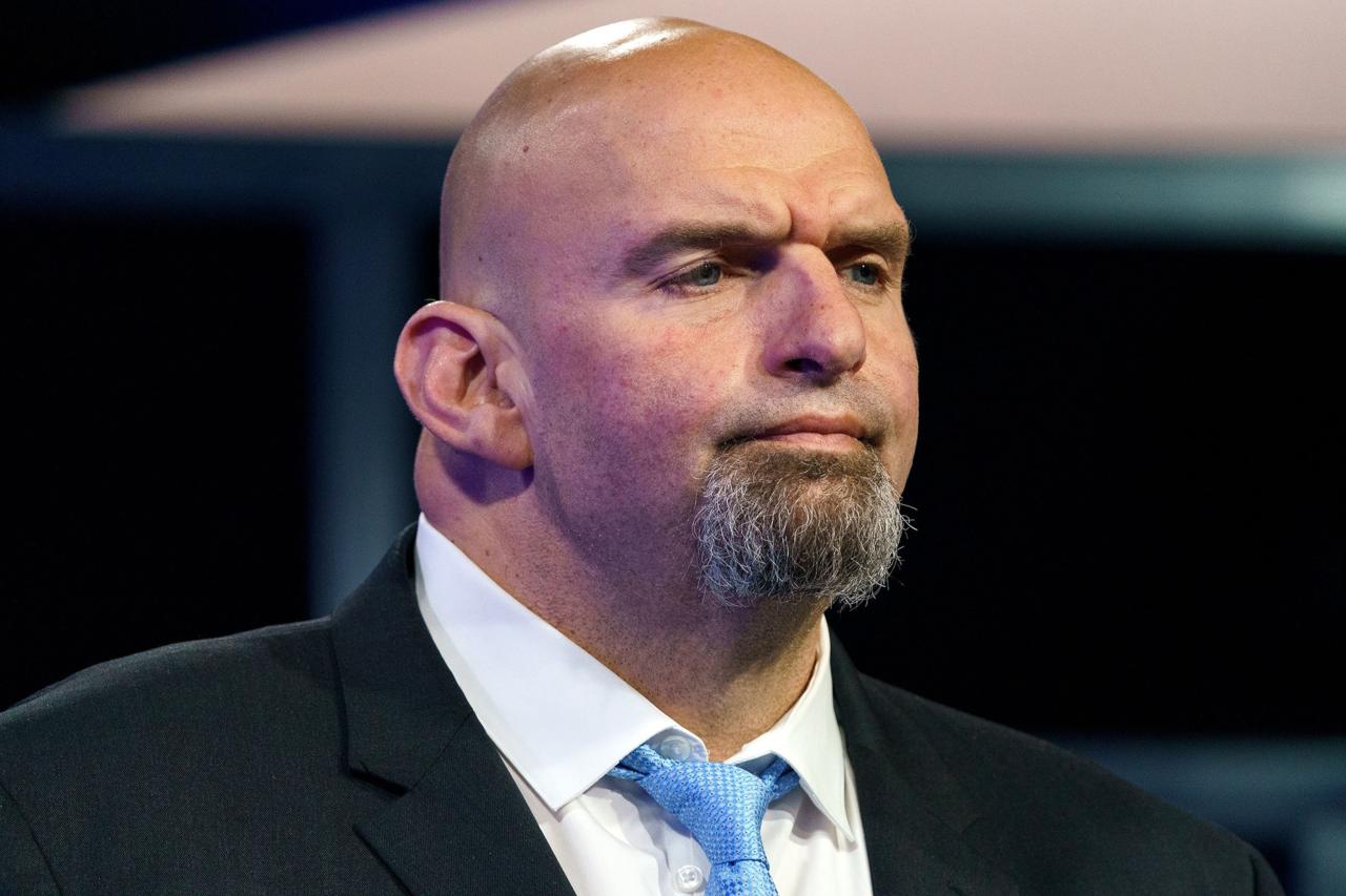 Senate candidate john fetterman reveals he almost died of stroke