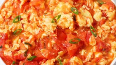 Tomato egg stir fry is light easy and perfect for summer nights