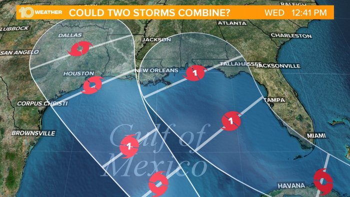 Millions of gulf coast residents warned of tropical storm threat be on guard