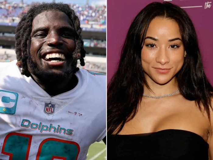 Tyreek hill and wife keeta vaccaros relationship timeline