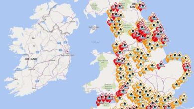 Map shows uk area facing imminent flooding after urgent amber warning