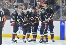 Guenther keller guide utah to 6 3 win over avalanche the hockey writers utah hockey club latest news analysis more