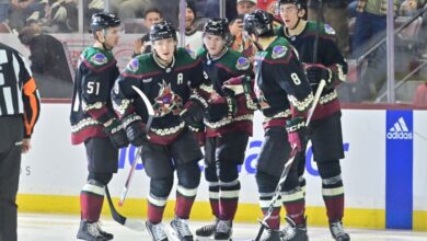 Guenther keller guide utah to 6 3 win over avalanche the hockey writers utah hockey club latest news analysis more