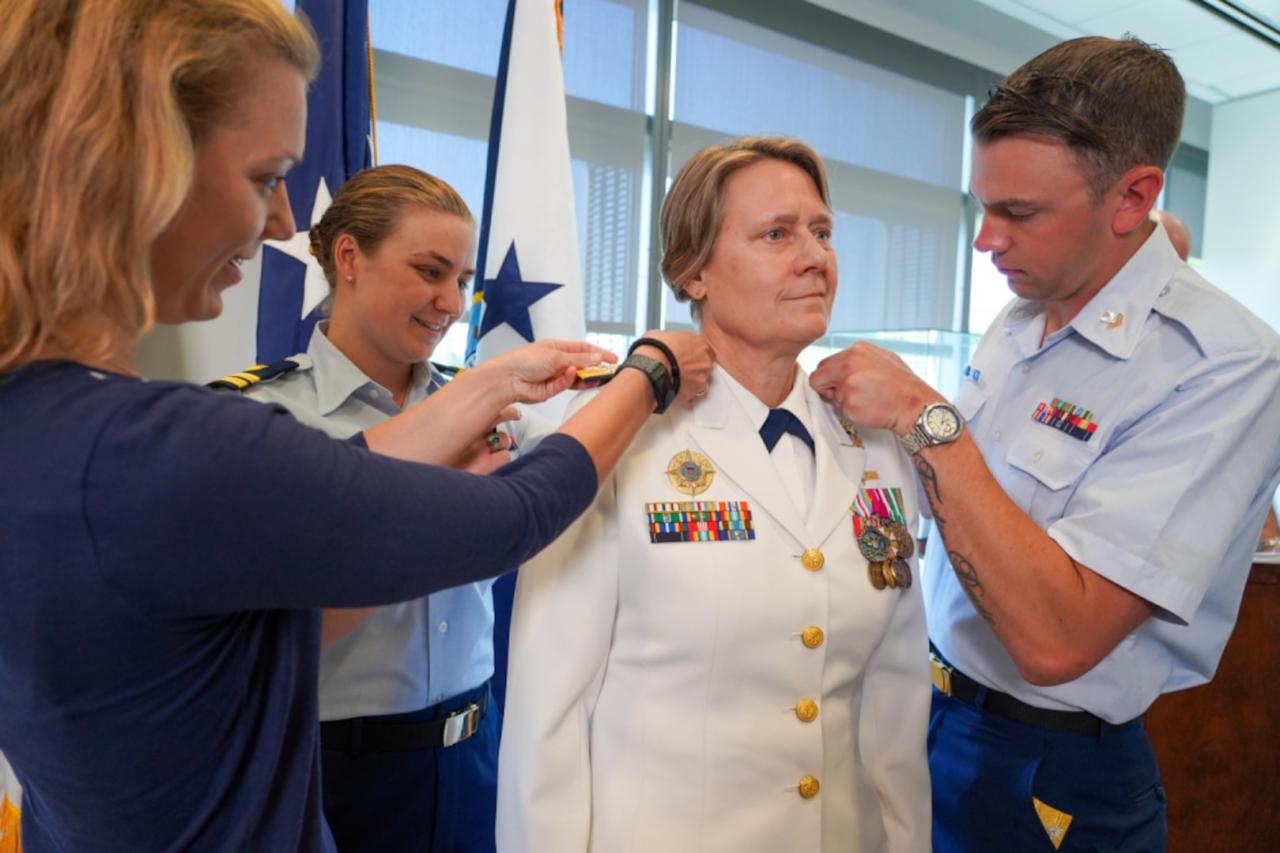 Coast guard admiral to become first female service chief shattering another glass ceiling