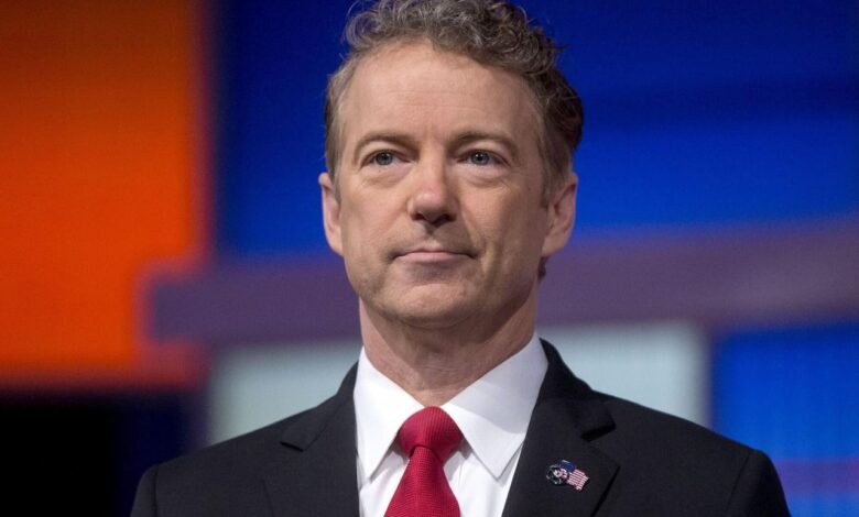 Rand paul stalls senate passage of 40 billion in ukraine aid