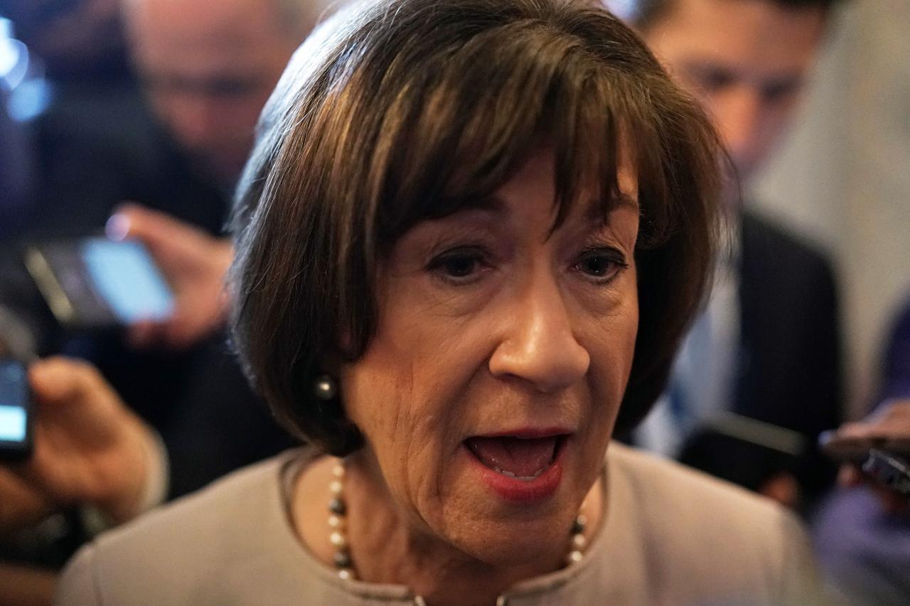 Susan collins calls police on sidewalk chalk urging her to protect womens rights