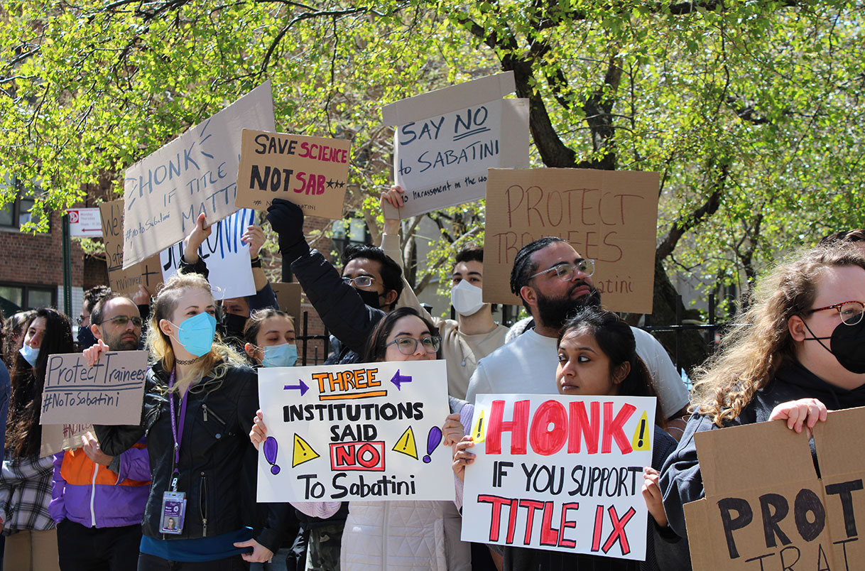 Nyu administrators defend david sabatini challenge sexual harassment findings