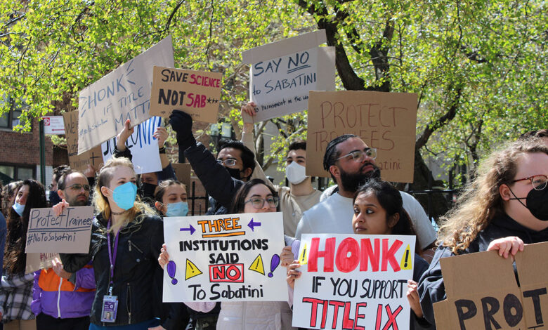 Nyu administrators defend david sabatini challenge sexual harassment findings