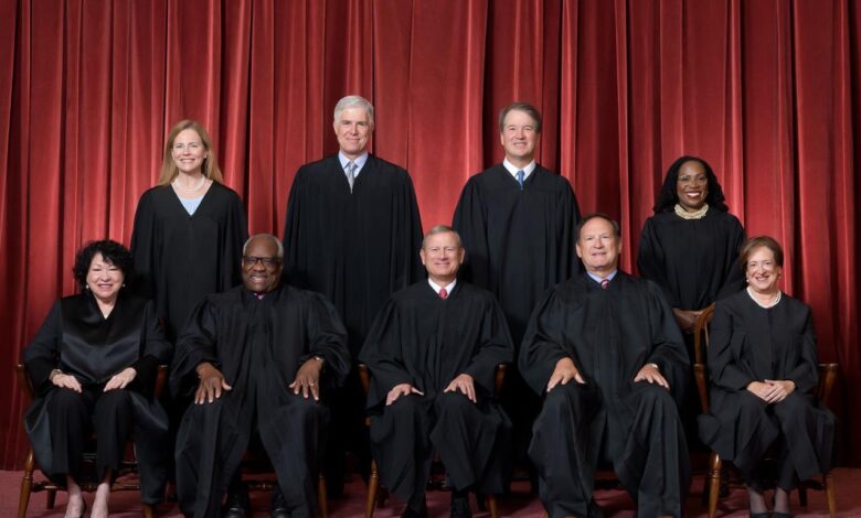 The supreme court debates just how much trumps judges can sabotage biden