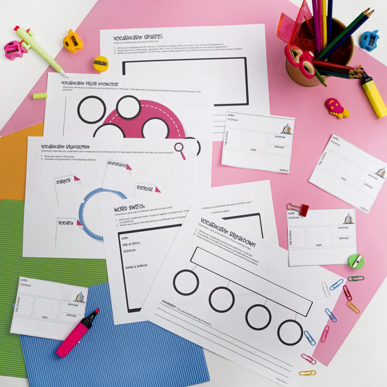 20 meaningful vocabulary activities for every grade