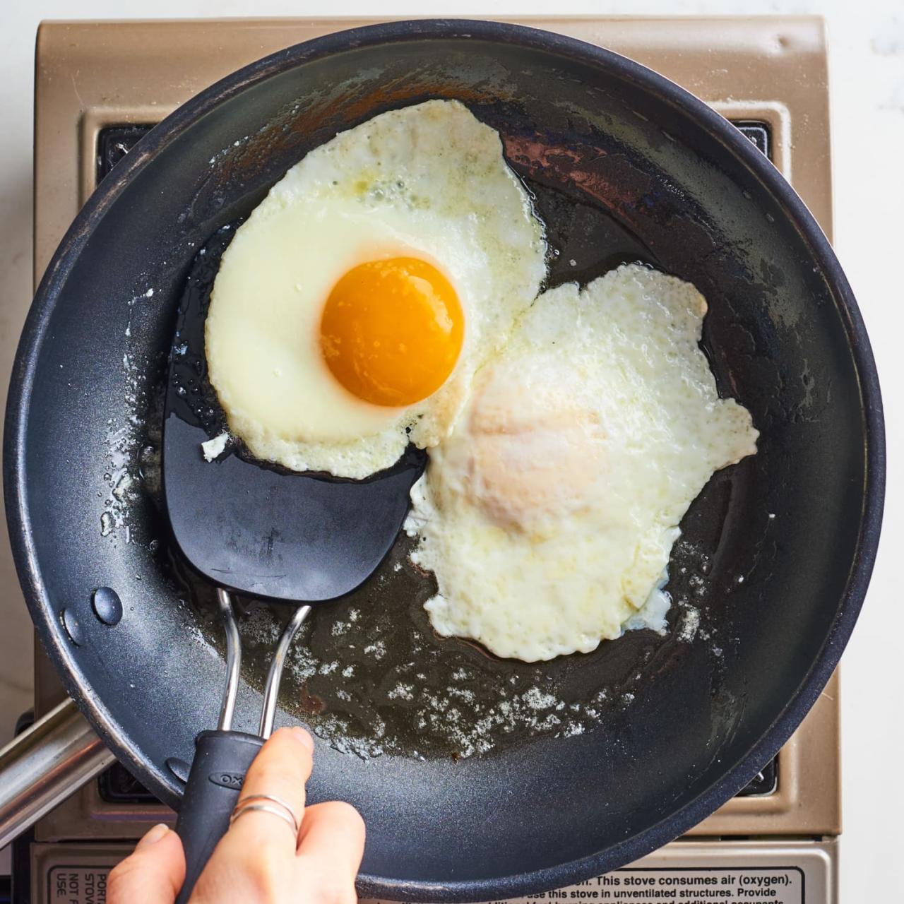 For super flavorful eggs fry them in leftover fats