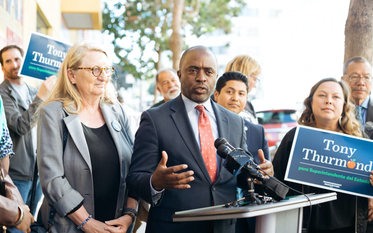 Commentary state supt tony thurmond on path to reelection