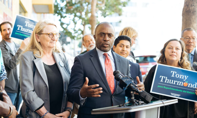 Commentary state supt tony thurmond on path to reelection