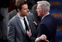Matt gaetz slams mccarthy over tapes ive had it with this guy