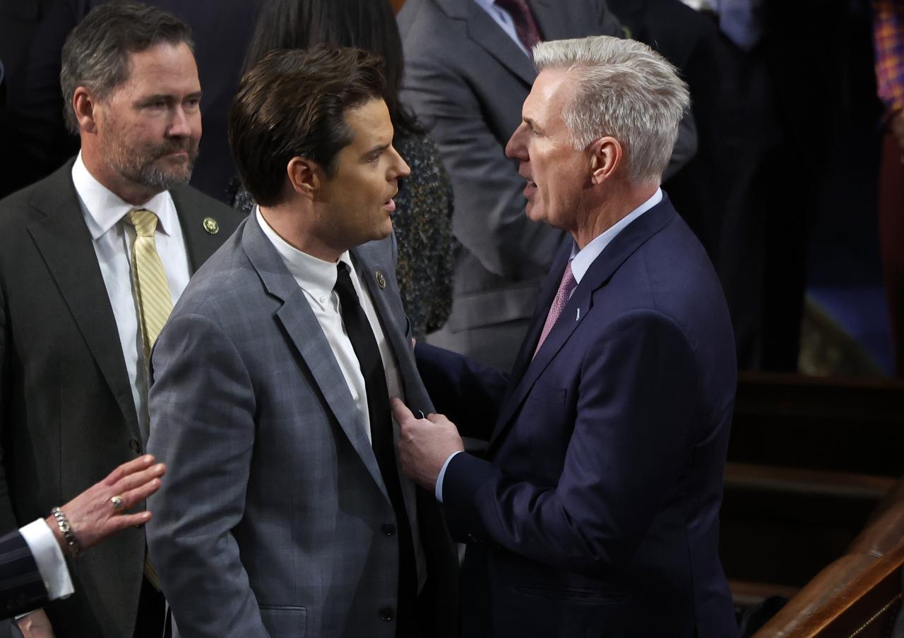 Matt gaetz slams mccarthy over tapes ive had it with this guy