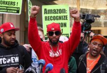 Chris smalls of amazon labor union schools senators on union busting