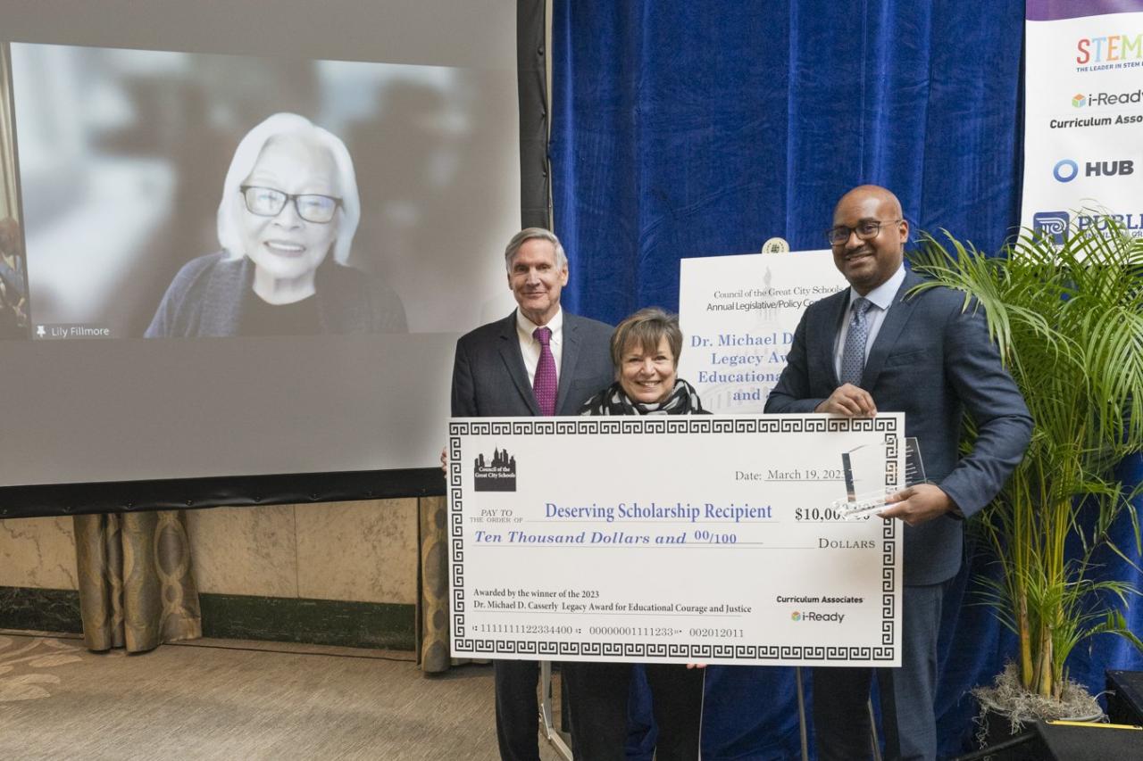 Council of the great city schools names congressman bobby scott as the recipient of the dr michael casserly legacy award for educational courage and justice