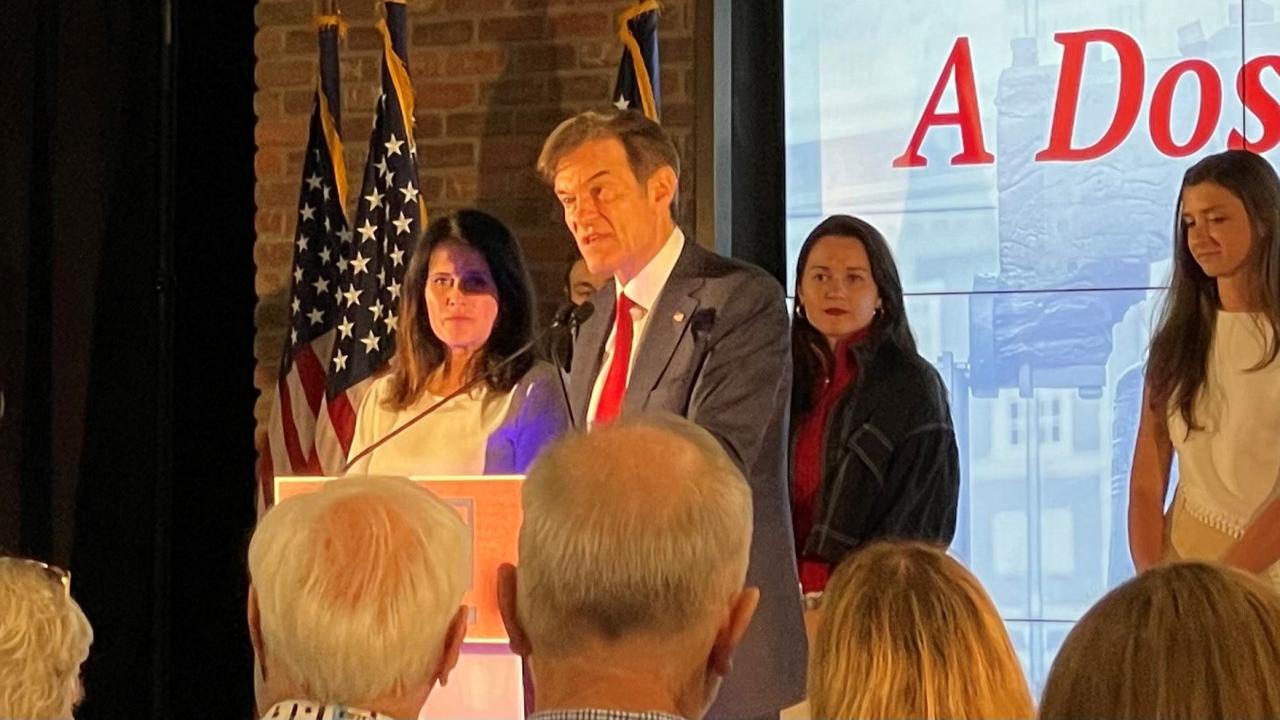 Trump endorses dr mehmet oz in pennsylvania senate primary race