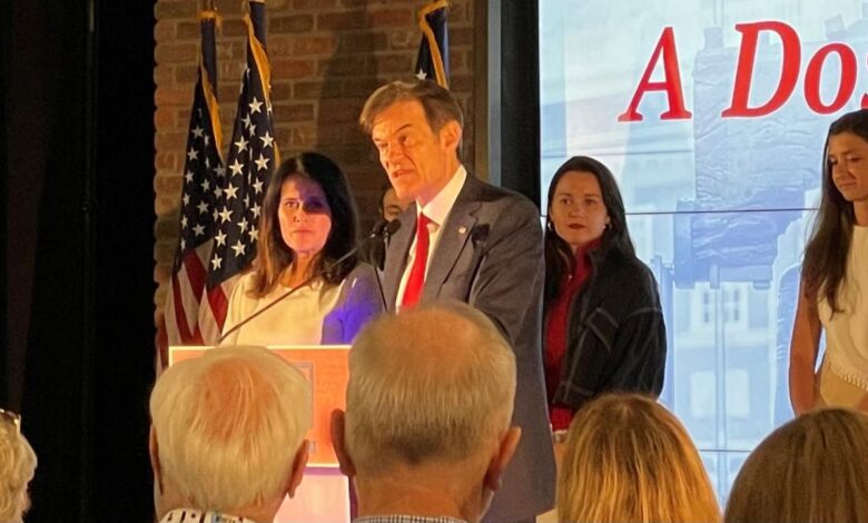 Trump endorses dr mehmet oz in pennsylvania senate primary race