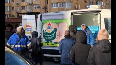 Getting food to hungry ukrainians takes brave drivers a generous chicken company and sympathetic lenders