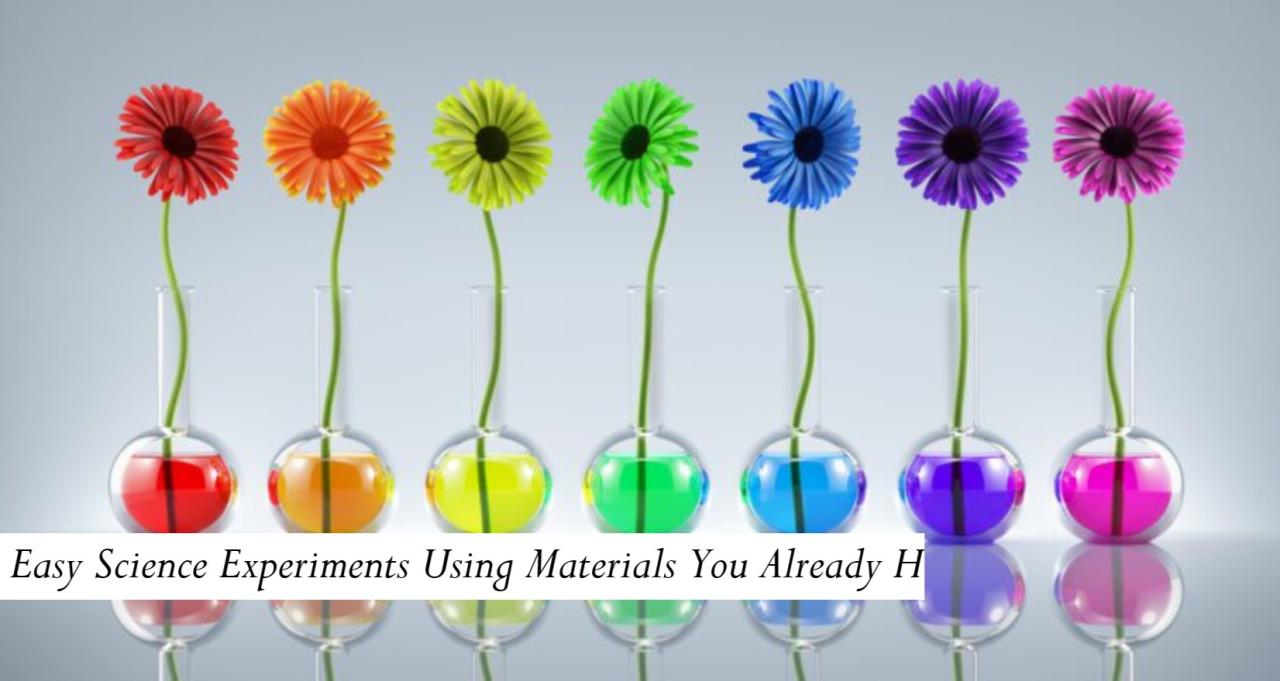 60 easy science experiments using materials you already have on hand