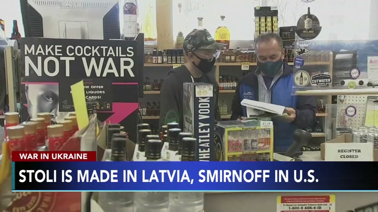 Stoli vodka smirnoff neither made in russia being dumped out as states boycott