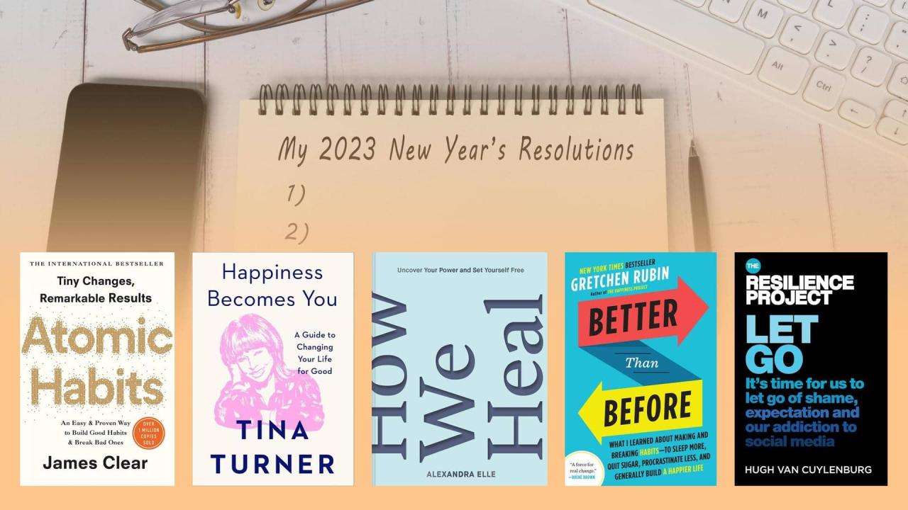 Four new books to help you regain momentum on new years resolutions